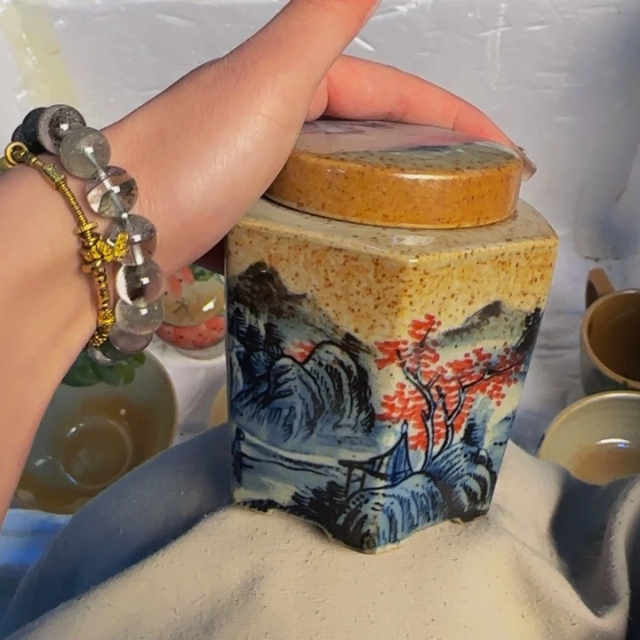 瓷片景德镇陶瓷手工手绘