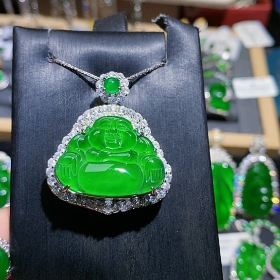 翡翠未镶嵌颈饰吊坠8