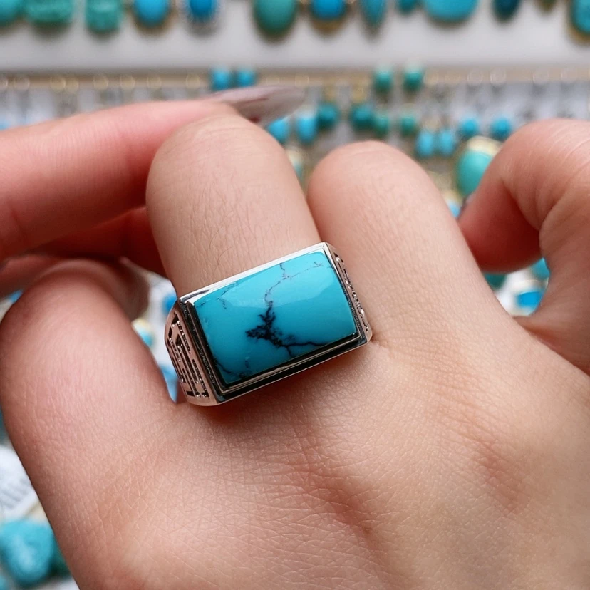 【闪购商品】绿松石珠宝奇石银S925镶嵌