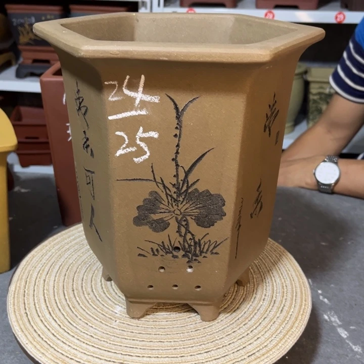 紫砂花盆紫砂花盆