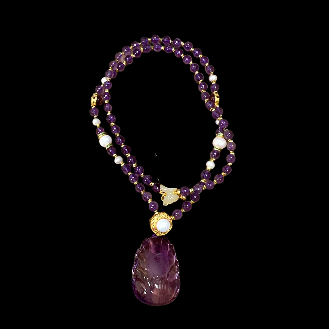 6393-紫水晶项链（多样性，发一）