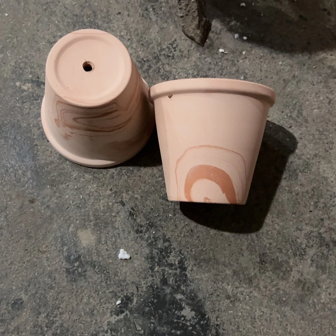 【闪购商品】红陶玛奇朵新斗盆13口11高2个