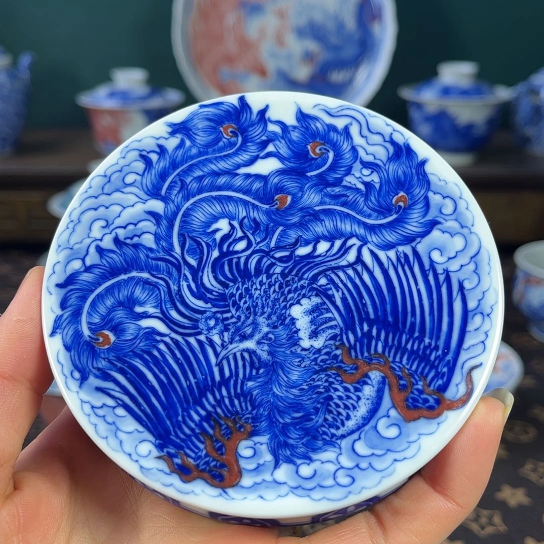 瓷片景德镇自成堂手工艺手绘