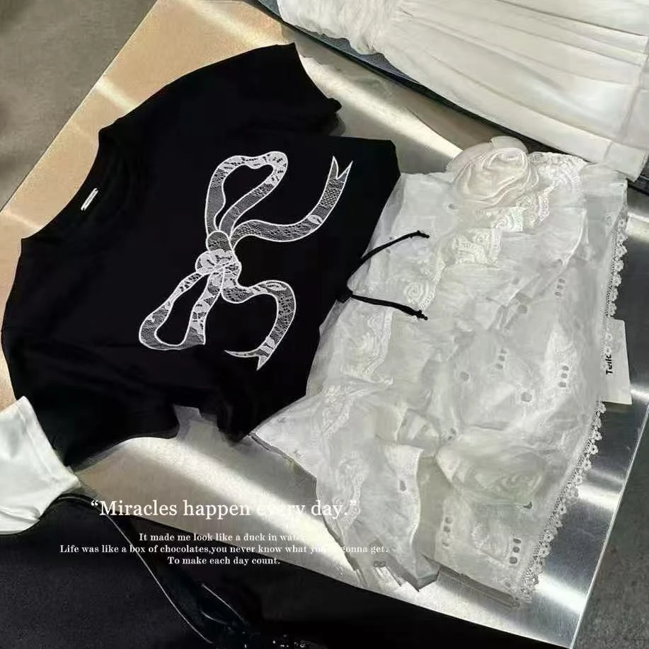 Q3168 蕾丝花边短裙