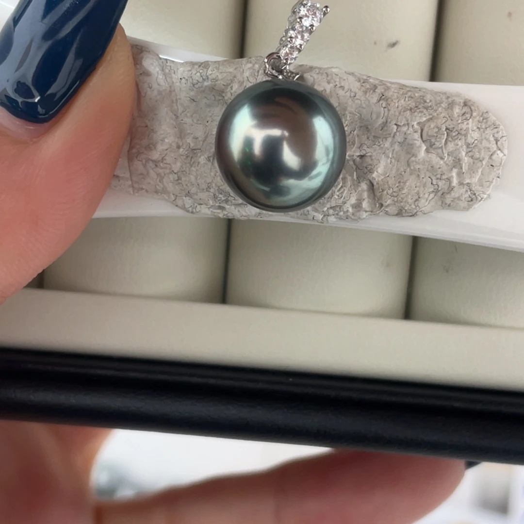 定制海水珍珠未镶嵌发饰海水大溪地