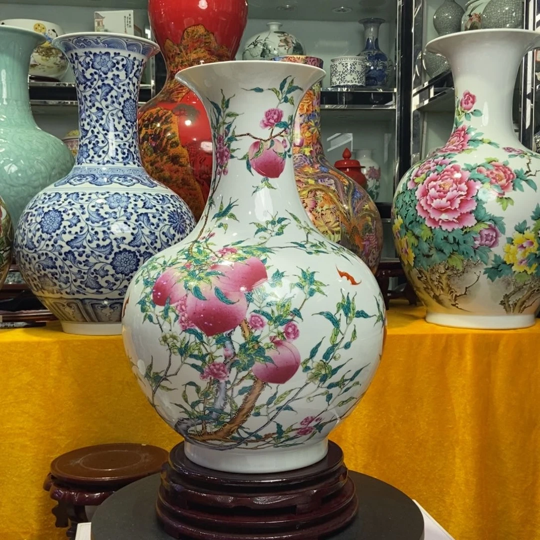 瓶景德镇陶瓷花瓶摆件