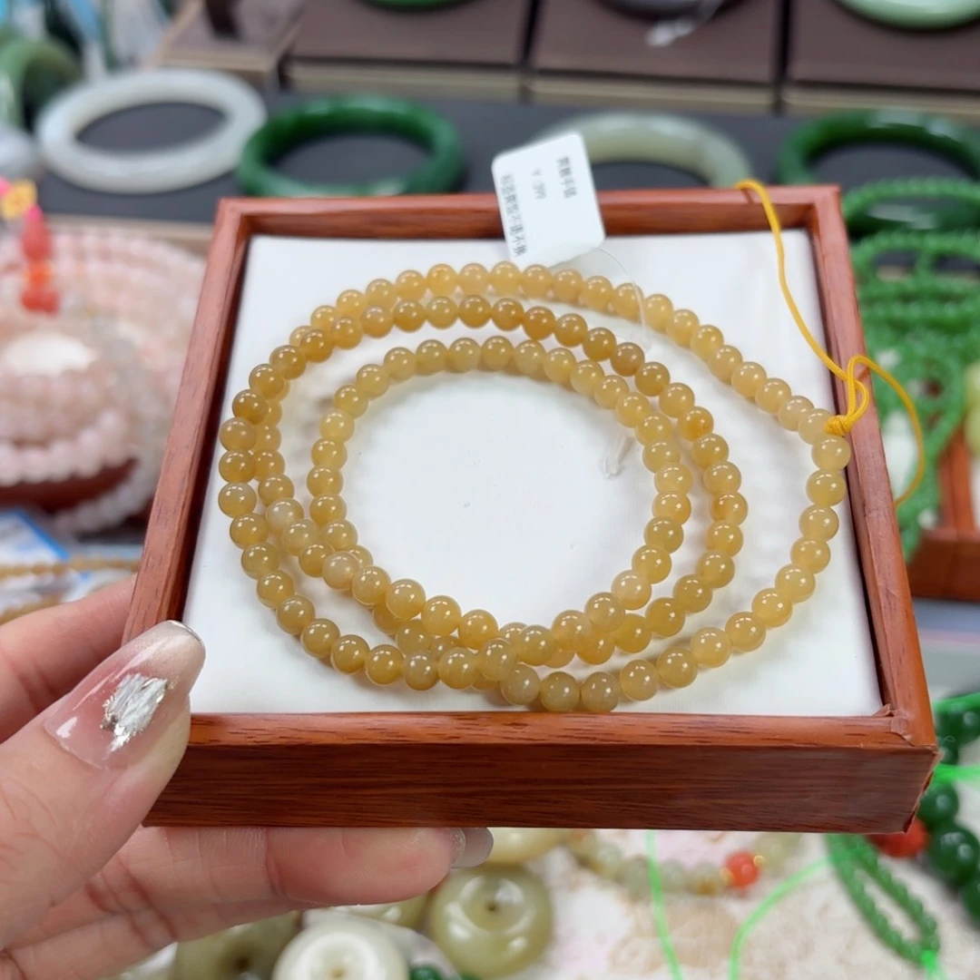 和田玉手链未镶嵌用****5