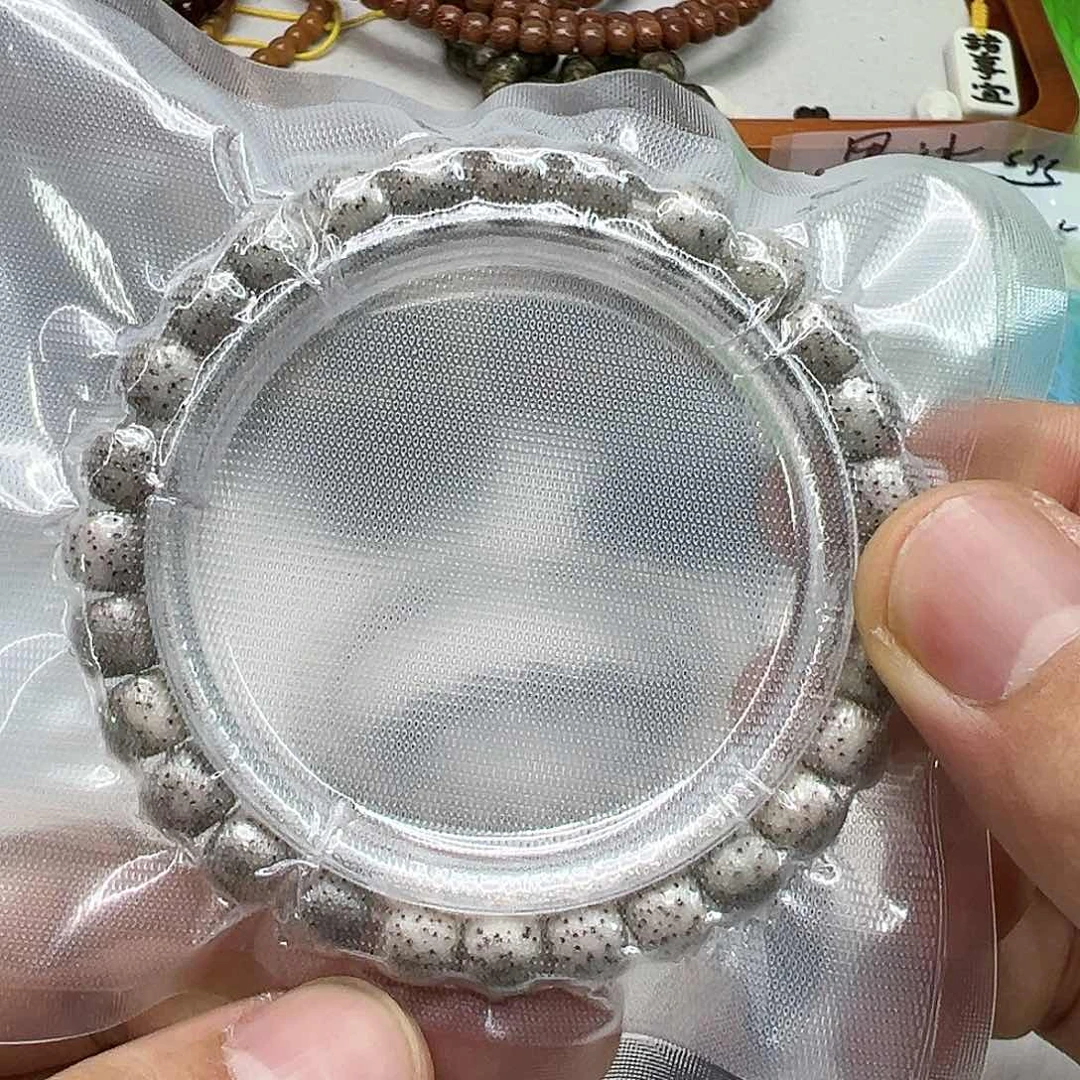 星月菩提手串91荣耀糯冰半臂河豚石玉星月菩提单圈87