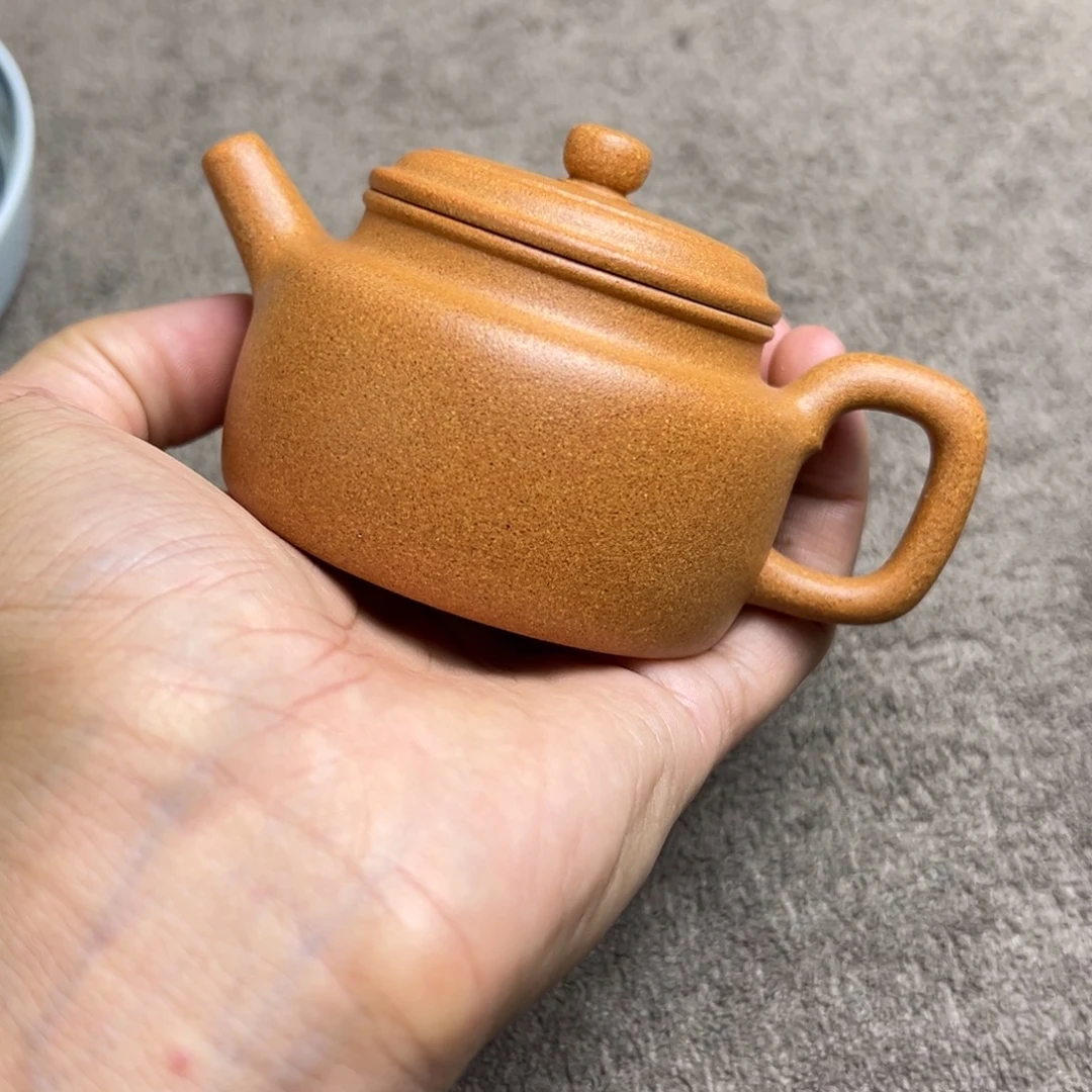 小***松茶壶紫砂黄降坡德钟