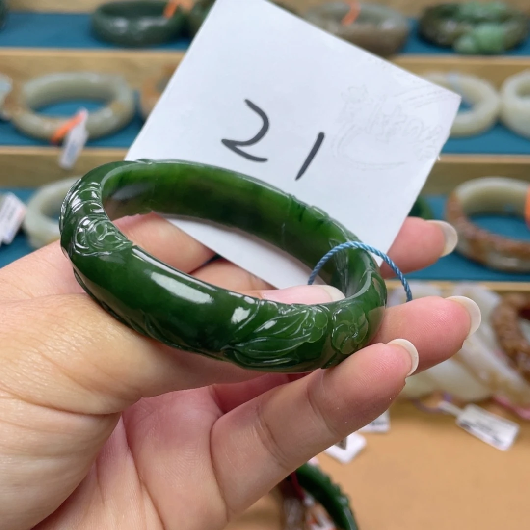 未镶嵌手镯和田玉圈口55
