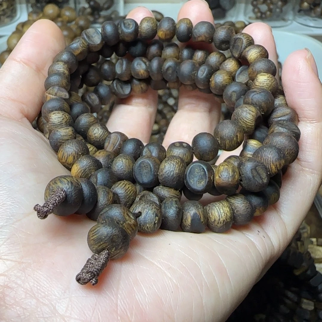 当***G沉香手串多少高油虫漏张勺子27.5克