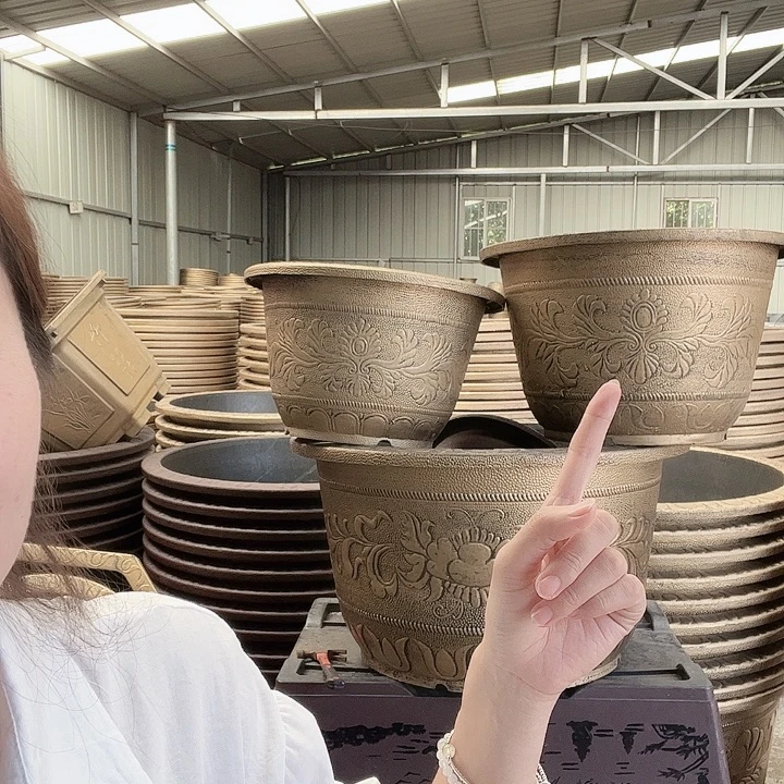 60口径花盆2个有孔