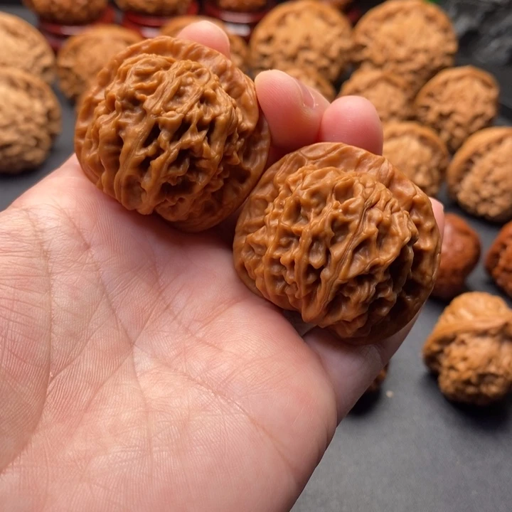把件文玩核桃40尺天地二爷帽