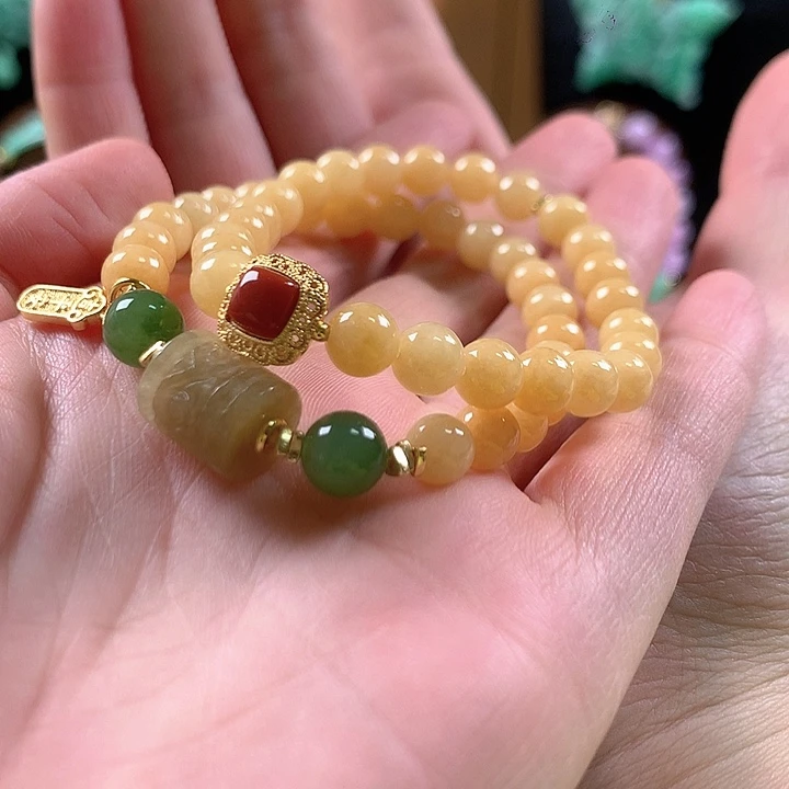 翡翠未镶嵌手链手串