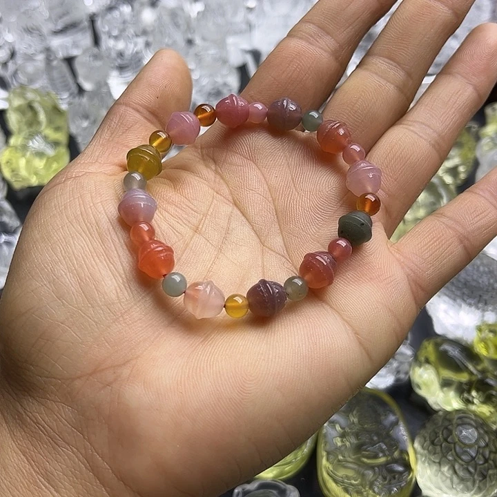 水晶摆件未镶嵌感**生手链