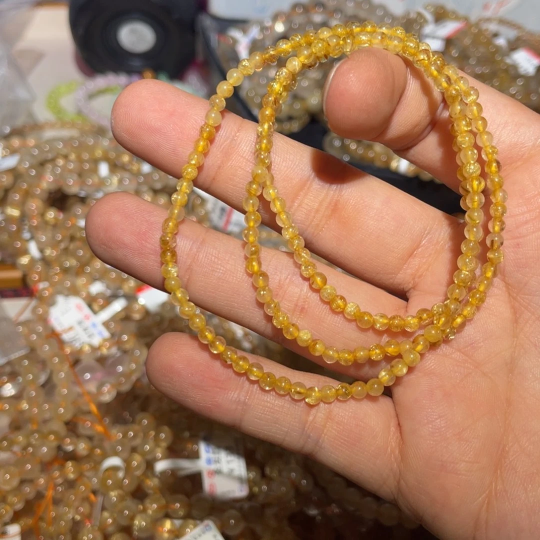 水晶手链未镶嵌卡***光手链