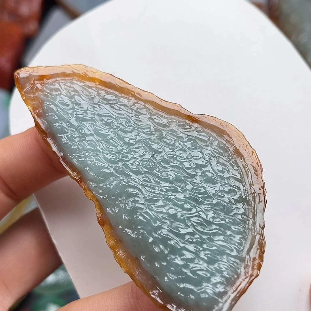 定制翡翠未镶嵌翡翠挂件