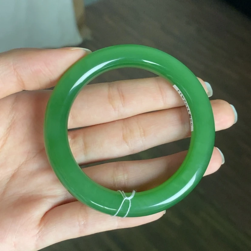 【闪购商品】未镶嵌手镯和田玉（碧玉）