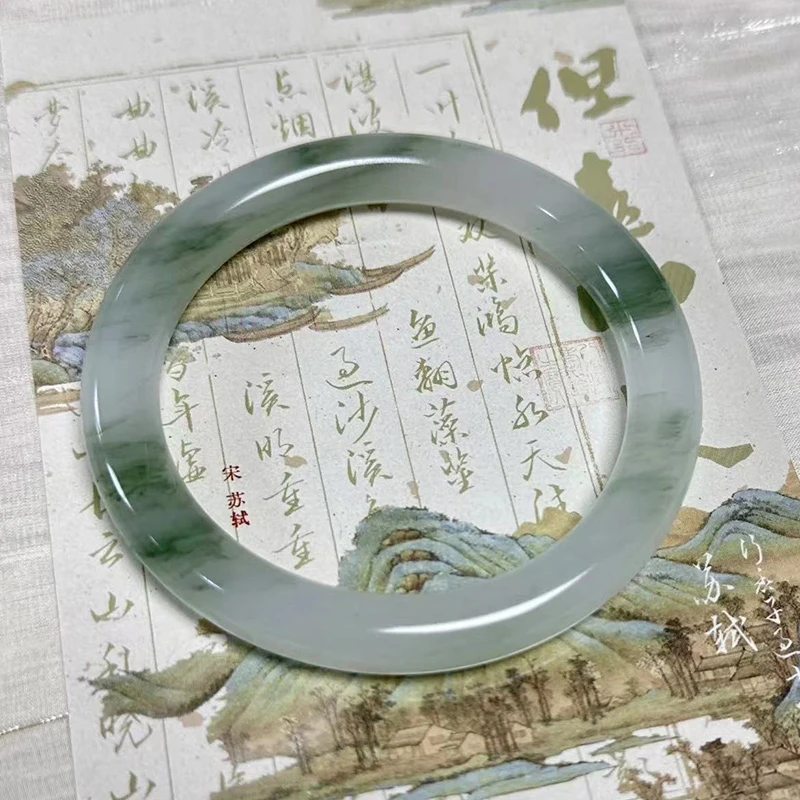 【编号:160】石英质玉天山翠手镯多样性发货(轻微色差,实物为准)
