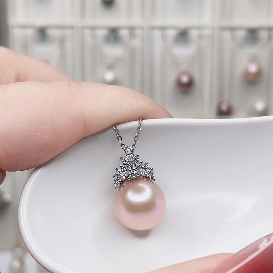 淡水珍珠吊坠(赠链)合金