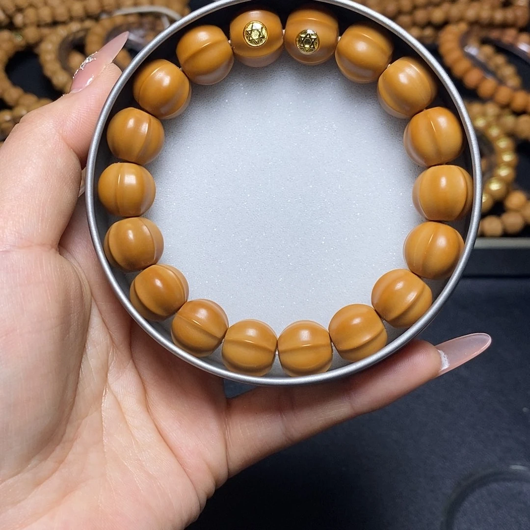 猴头核桃手串双标四花鲨鱼鳍尺寸13+全品单号37号