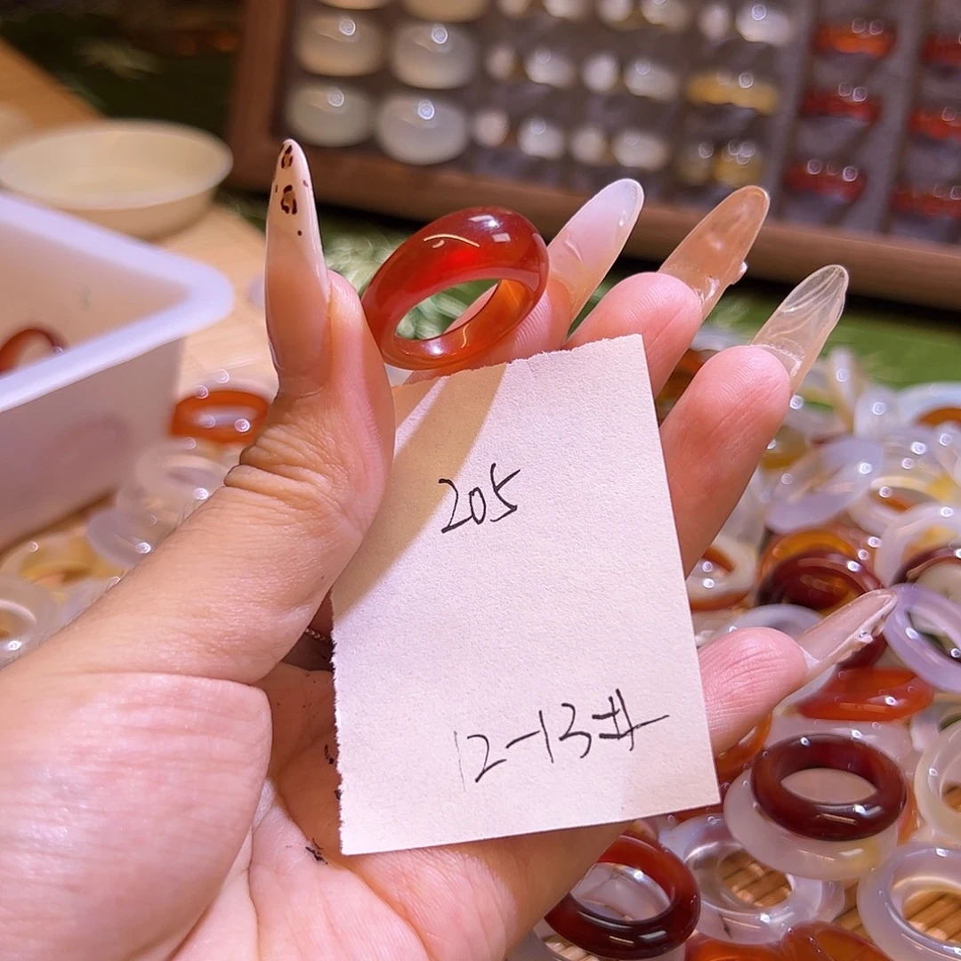 未镶嵌戒指玛瑙/玉髓