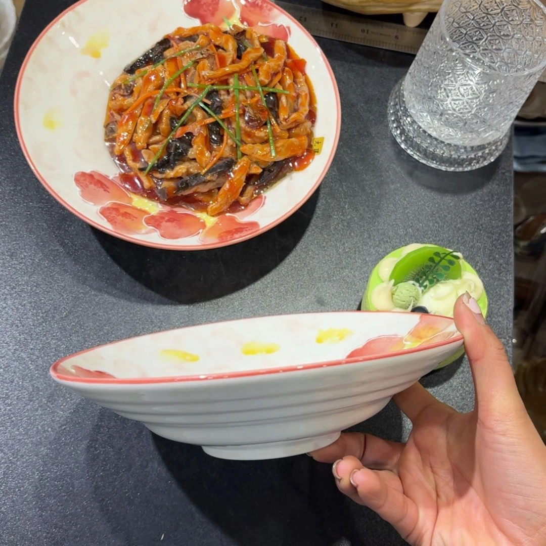 瓷两个8.5寸盘子两个