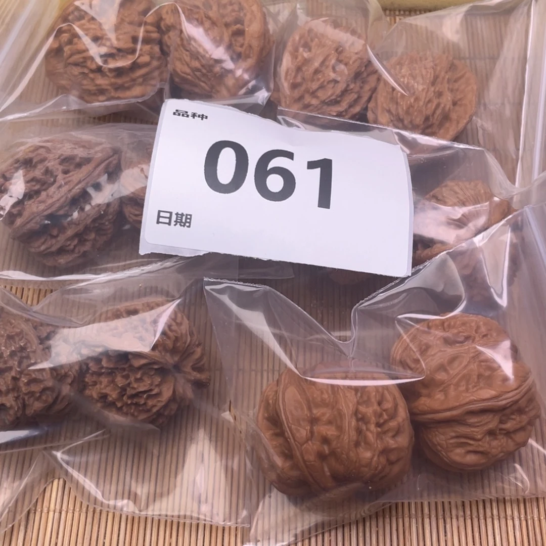 把件文玩核桃61号6对带练手元宝