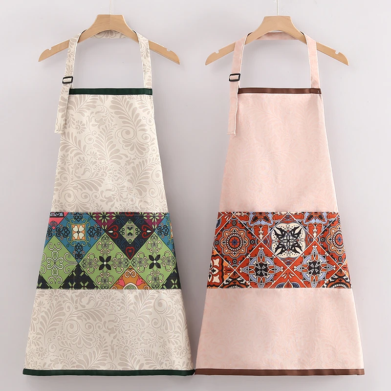 耐脏耐磨透气围裙厨房家用做饭干活防油污时尚洋气成人工作服女士