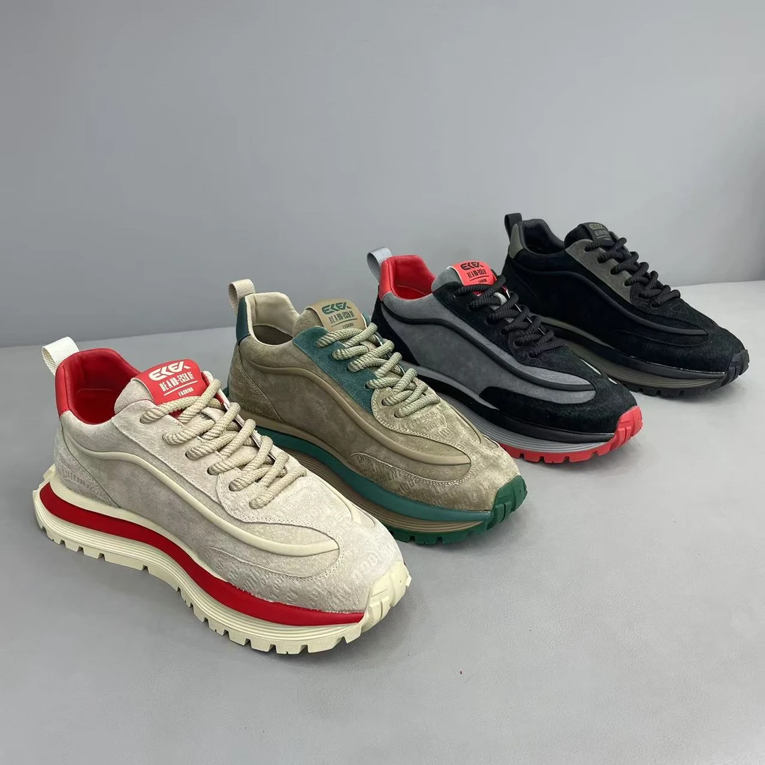 【皮鞋码】秋冬上新单鞋系带皮面潮流气质轻便男款休闲鞋