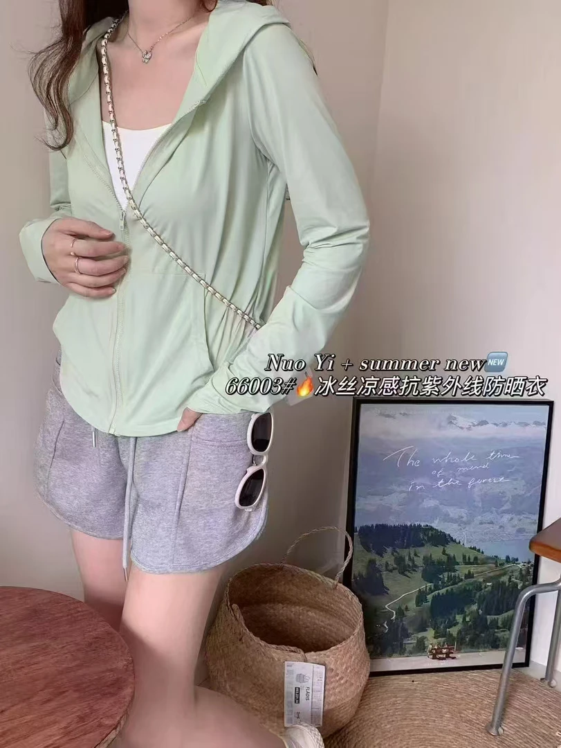 【敏媛服饰】《66003防晒衣》瑜伽冰感防晒衣