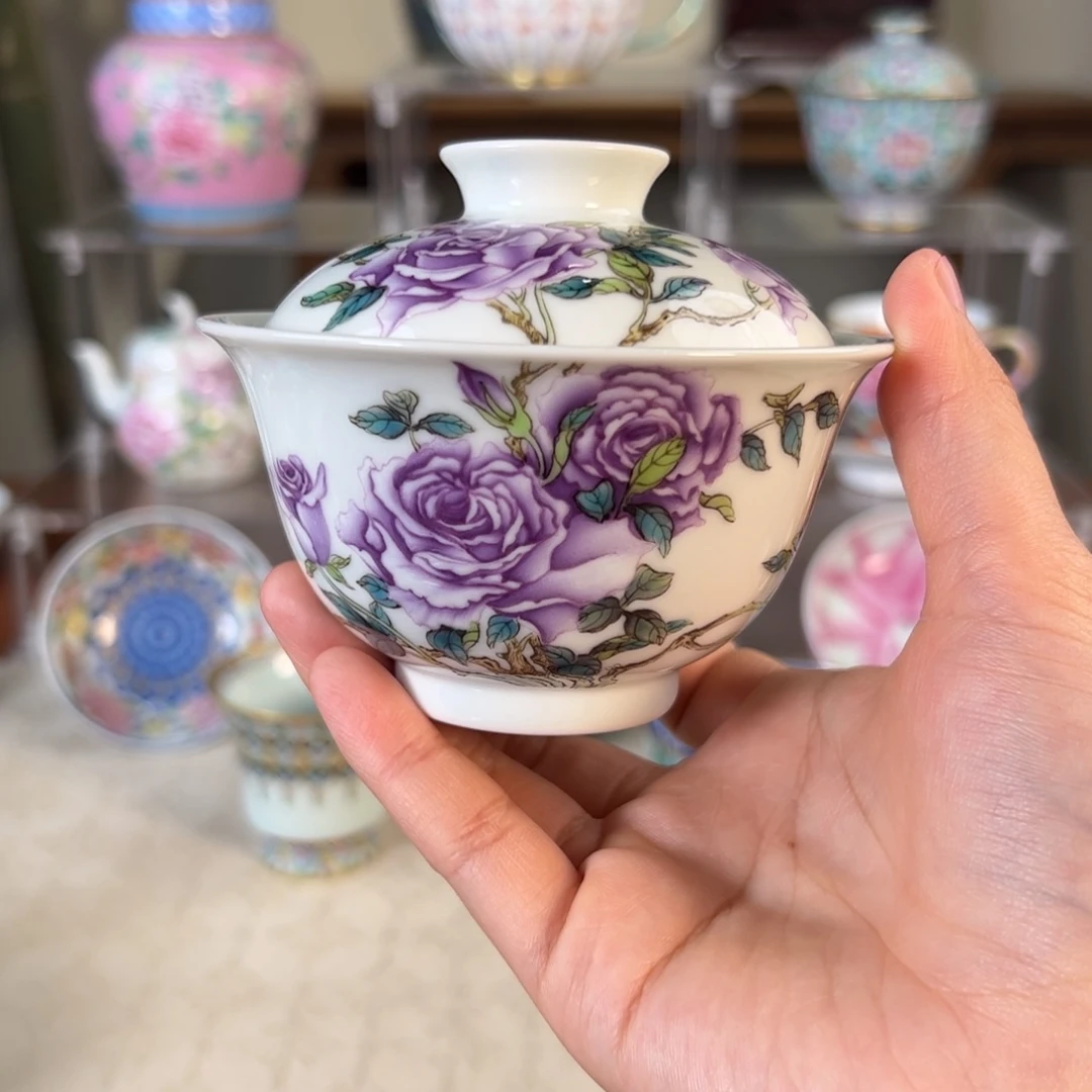 纯手工手绘 高端茶器