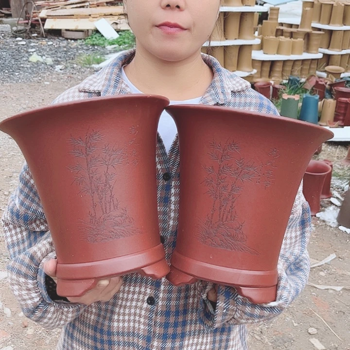 花盆紫砂宜兴紫砂精品花盆