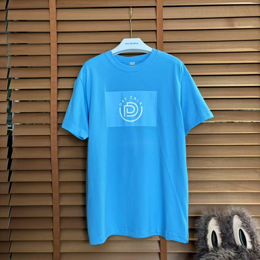 夏季圆领印花休闲风短袖T恤6216