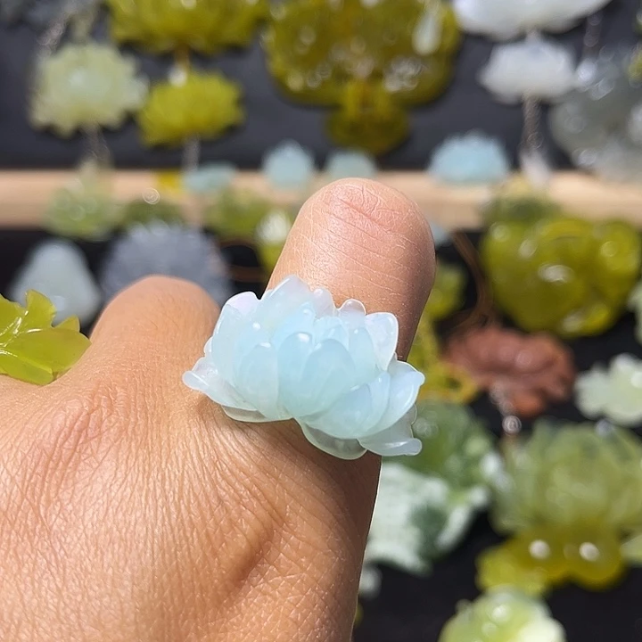 未镶嵌蛇纹石玉发饰