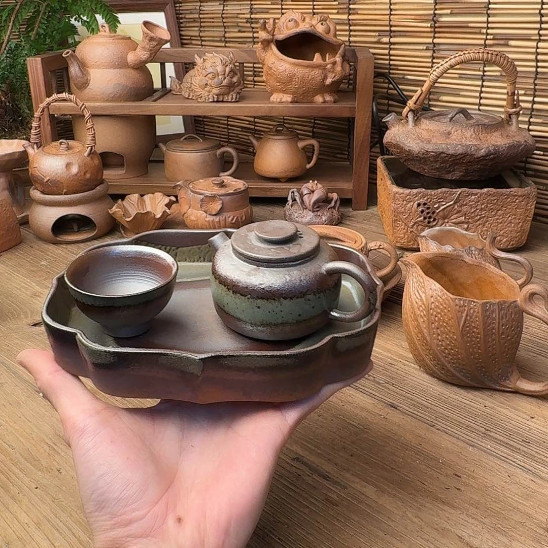 原矿老岩泥茶器系列