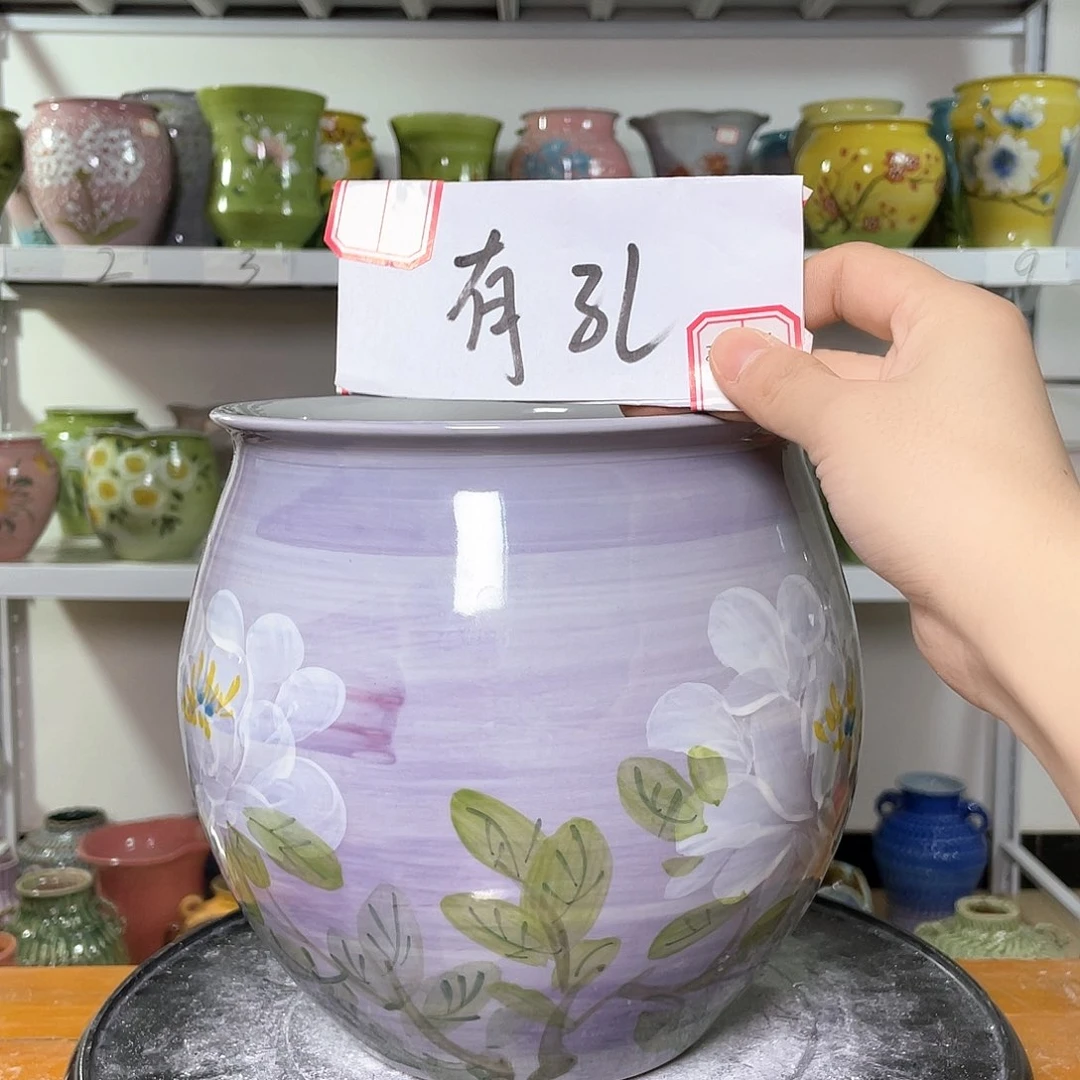 景德镇陶瓷花盆花器暇258