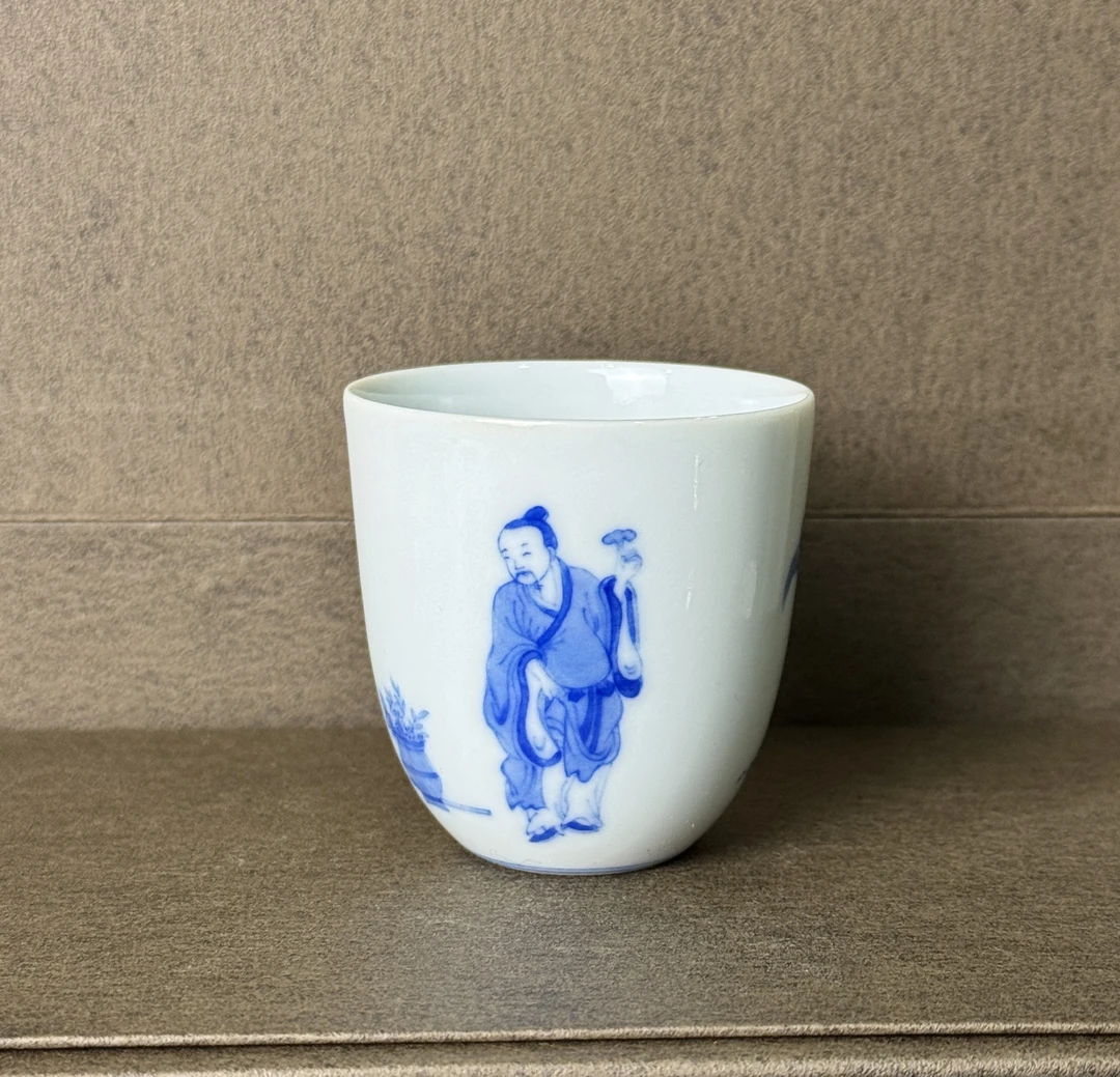 椿石楸露.神农尝百草忆古杯主人杯陶瓷手绘