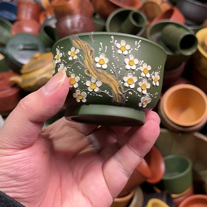 紫砂茶杯全手工紫砂主人杯