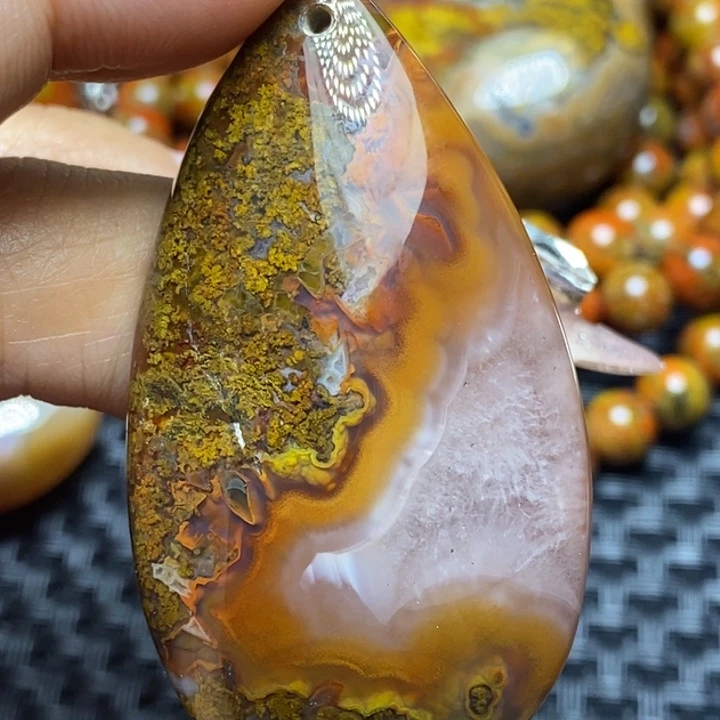 玛瑙/玉髓颈饰未镶嵌用****8