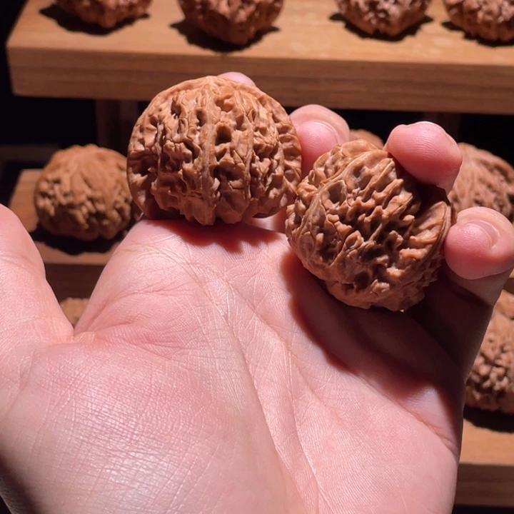 觀***️把件文玩核桃41全品头货球白