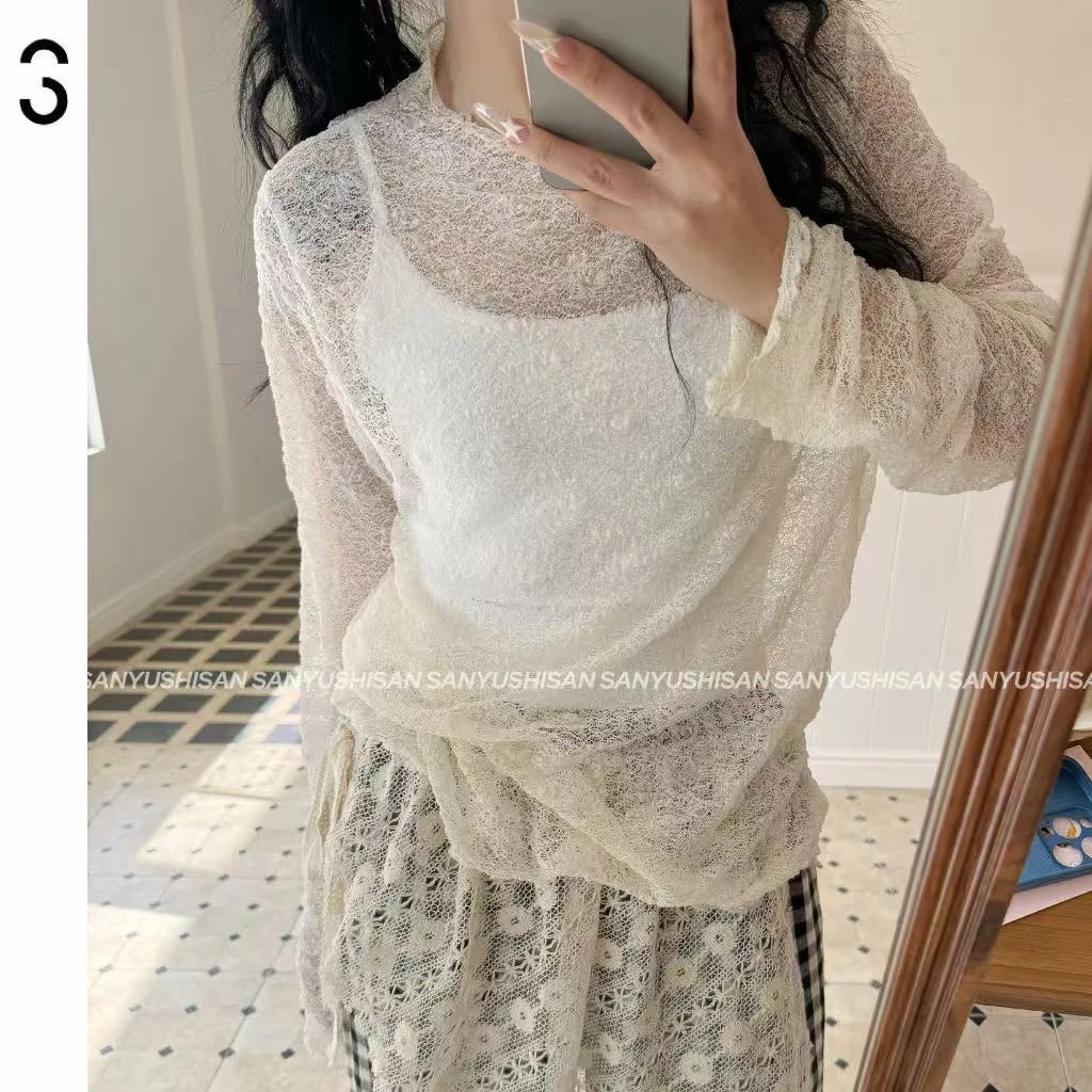 三与十三|田野少女|春季田园风百搭休闲常规不加绒森女系内搭T恤