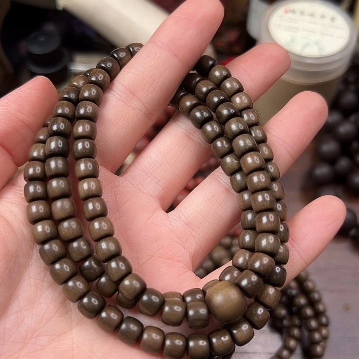 手串/手链檀香木6×7×108阴沉沉水