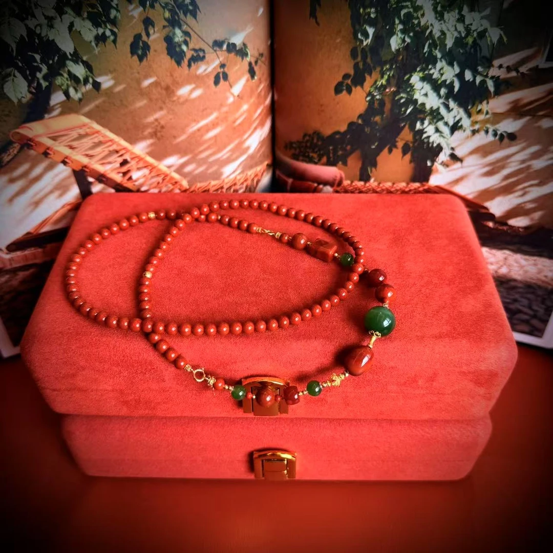 壹屿珠宝      725047        南红玛瑙典藏级颈饰