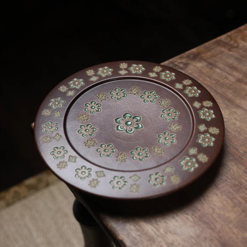 【小田甄陶】宝相-瓷茶记-新款壶承（瓷茶BX0017）