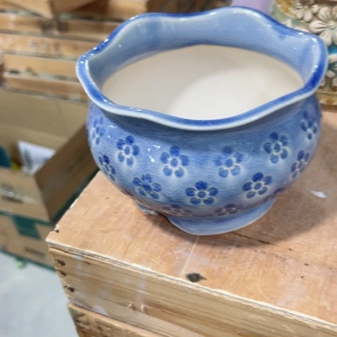 陶瓷满9包邮都是福利盆