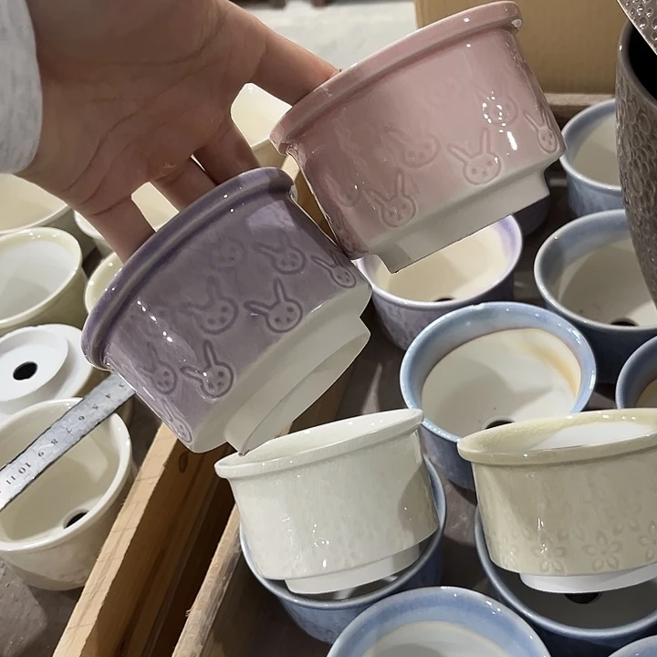 福利价陶瓷花盆全场10包邮