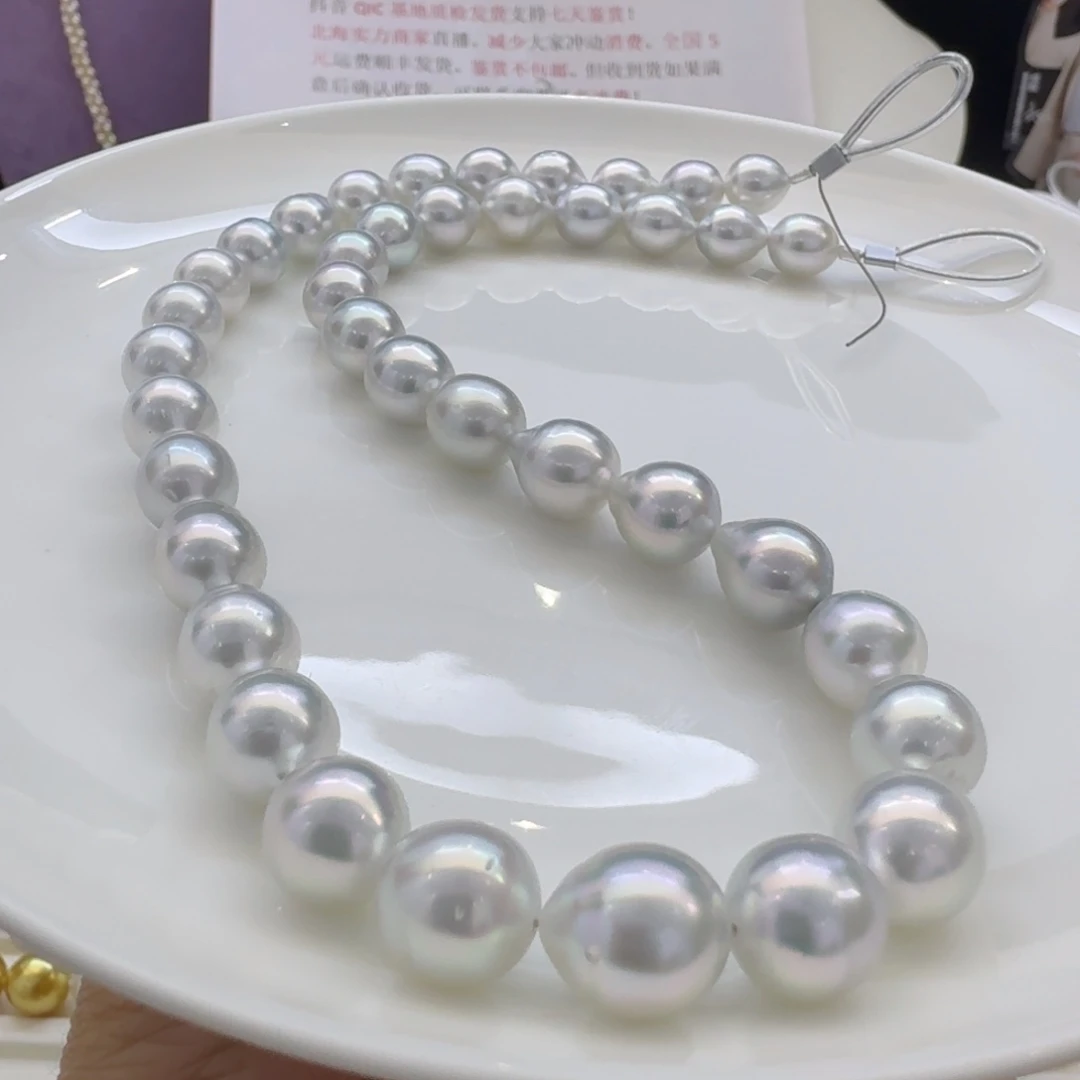 银S925镶嵌海水珍珠颈饰