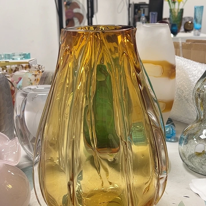 高31轻奢琉璃花器微瑕福利