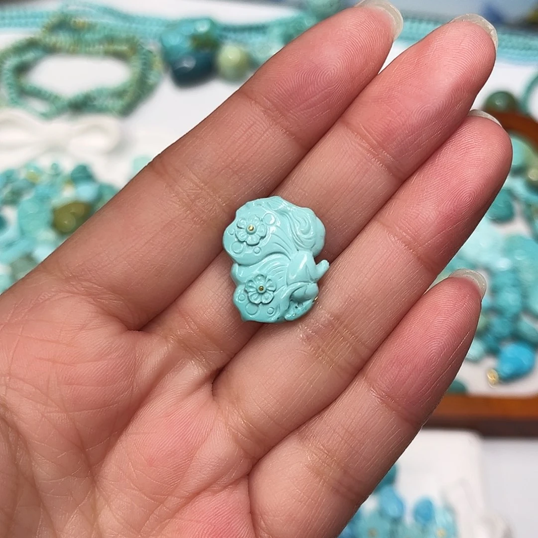 绿松石未镶嵌配饰